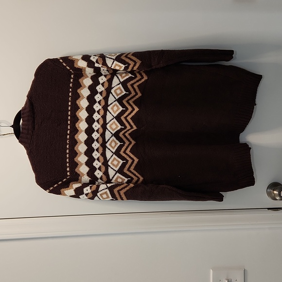 Fairisle Cardigan Sweater size S - Picture 2 of 3